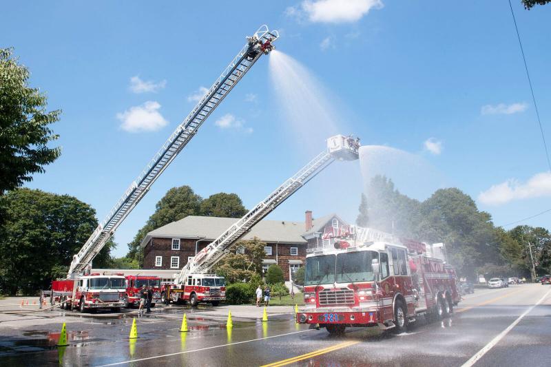 October 2017 Bridgehampton Fire Department welcomes new equipment in a   Wet Down ceremony. 